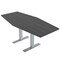Skutchi Designs 33.5 in W, 69.5 in L, 29 in H, Engineered Wood Top, Grey HAR-HEX.IR-34x70-T-ASIANNIGHT - alternate 1